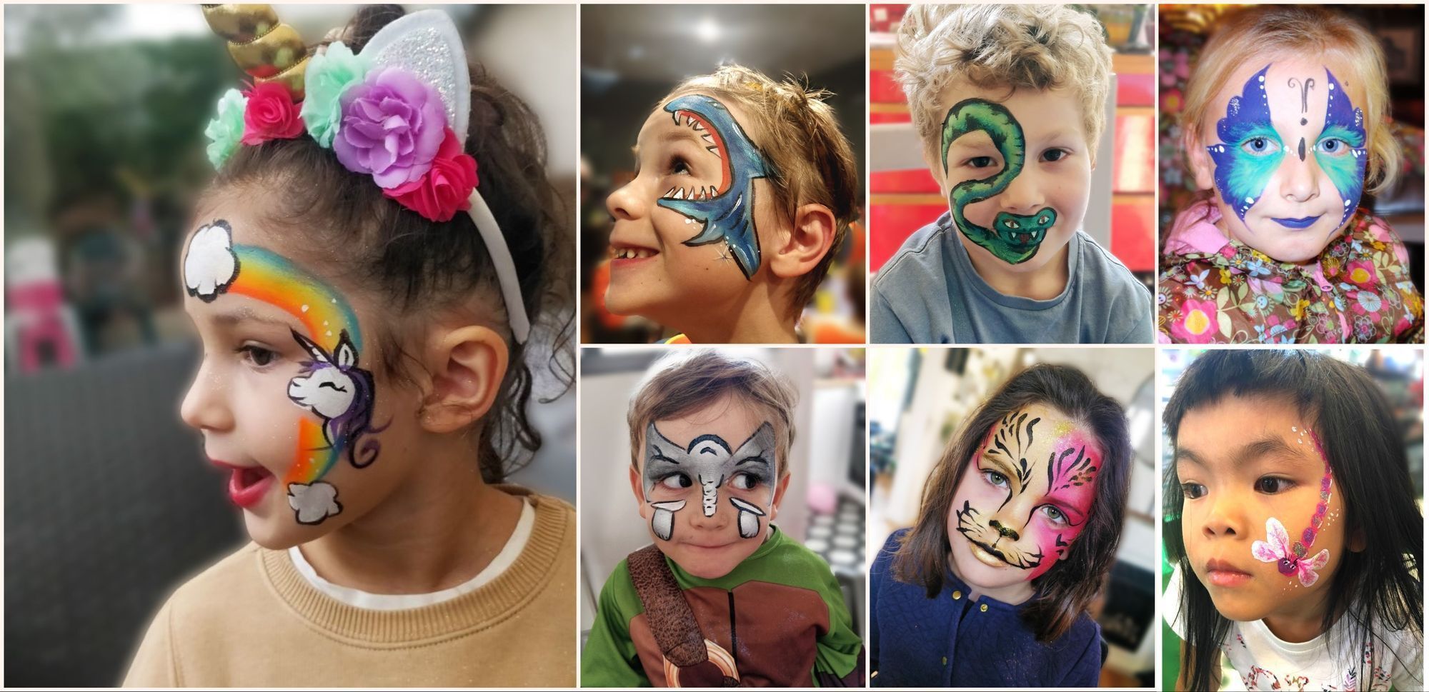 Maquillage pour enfants, animation maquillage, La Boussole Concepts et  Spectacles